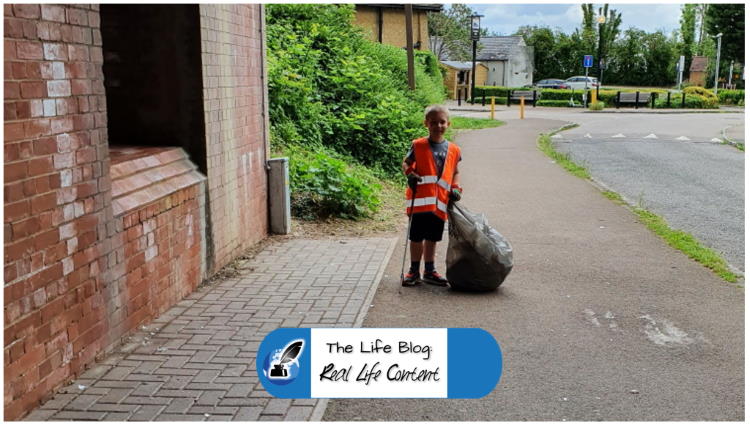 Our Mum and Son Day – A Litter Pick in Milton Keynes