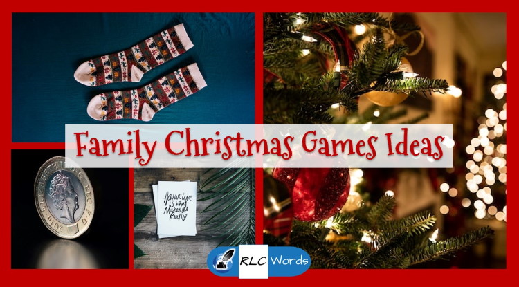 Family Christmas Games Ideas RLC Words sock coin message