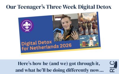 Our Teenage Digital Detox – how it was for him, and for us