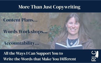 More than Just Copywriting – Ways I Can Support You to Write