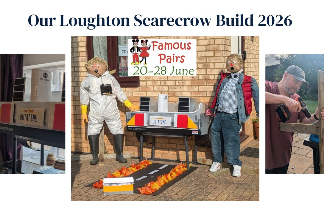 Loughton Scarecrow Trail 2026 Famous Pairs Back to the Future
